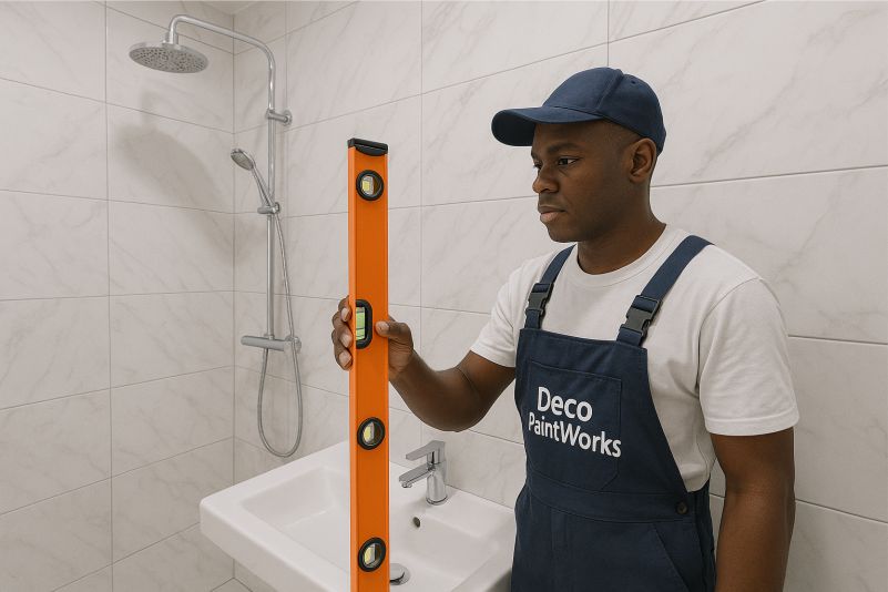 5. Bathroom Finish – Tiles & Plumbing