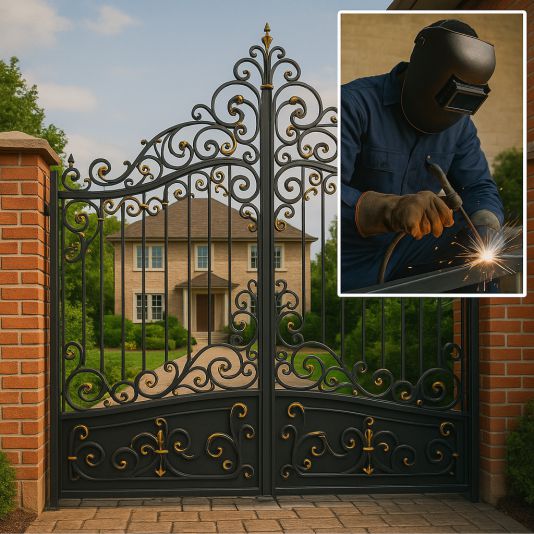 9. Steel Fabrication – Decorative Gate
