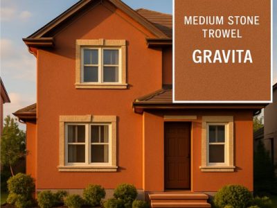 3. Exterior Wall Trowel Finish (Graphitex-Gravita)